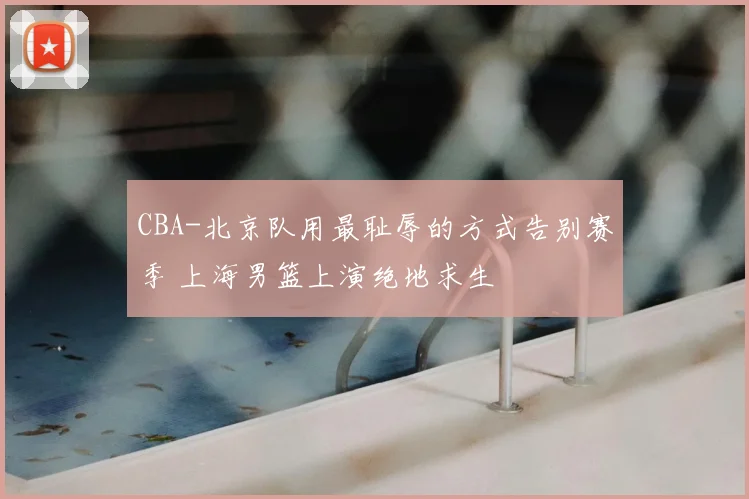 CBA-北京队用最耻辱的方式告别赛季 上海男篮上演绝地求生
